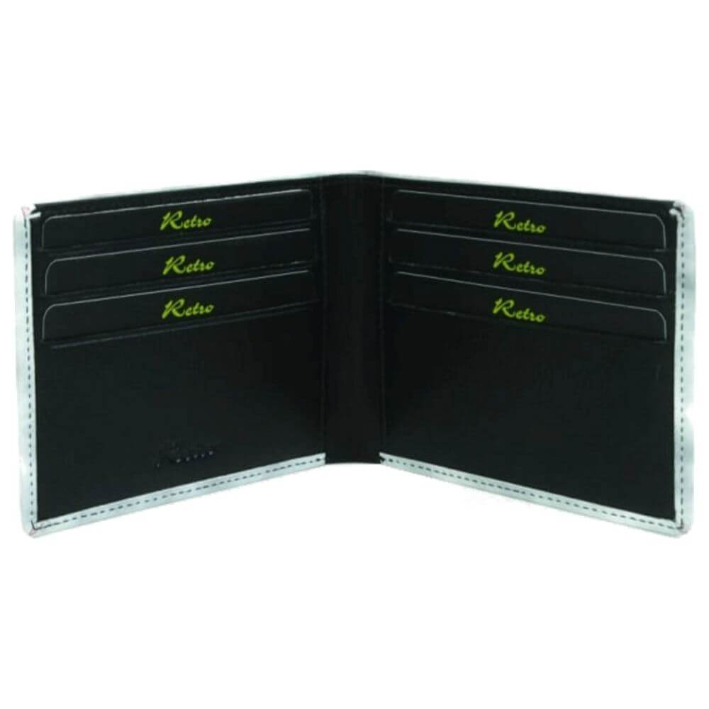 Union Jack Mini Mens Leather Wallet Open