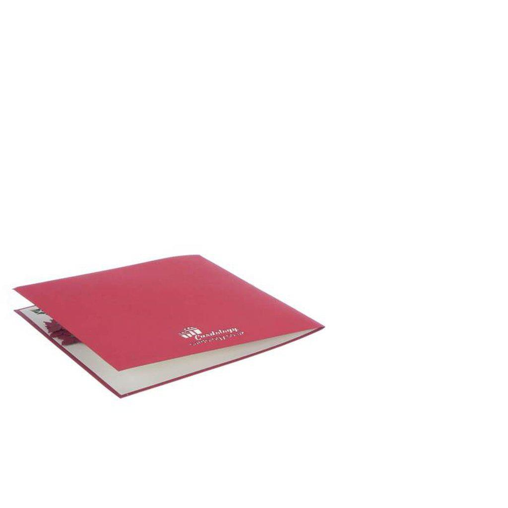 Father Christmas Santa Boots Pop Up Christmas Card
