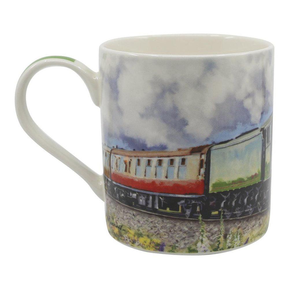 Flying Scotsman Steam Train Mug Left Side View