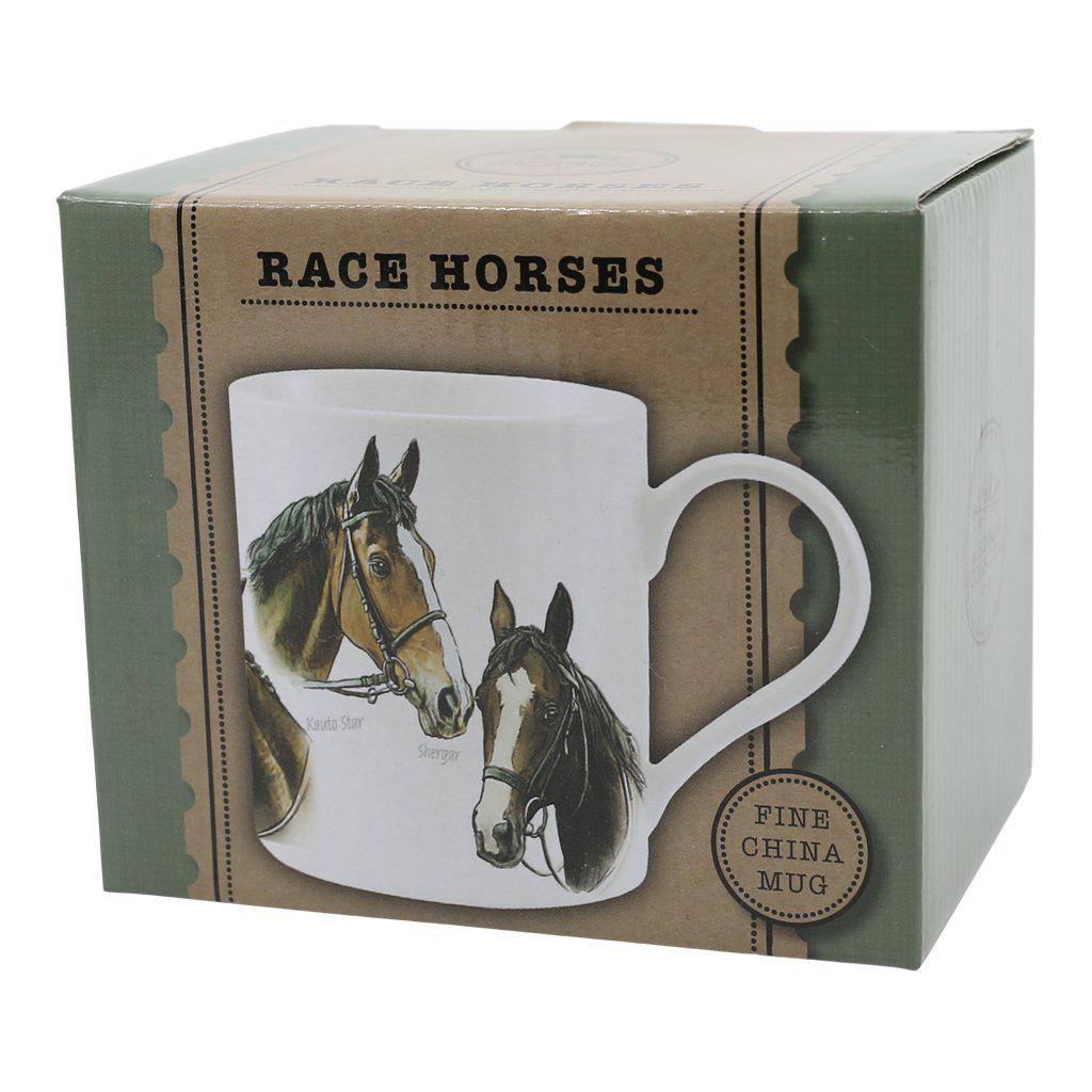 Race Horses Horse Lover Fine China Mug In Gift Quality Box