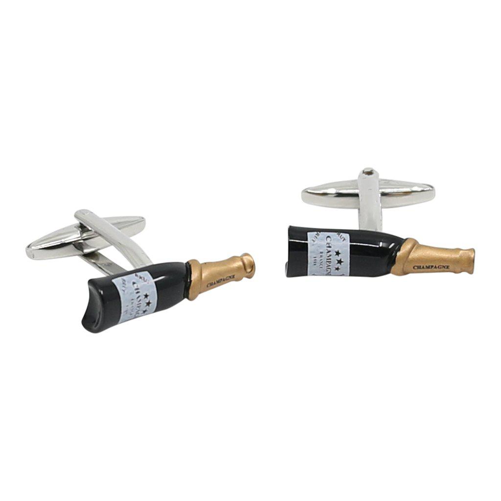 Champagne Lovers Bottle Cufflinks