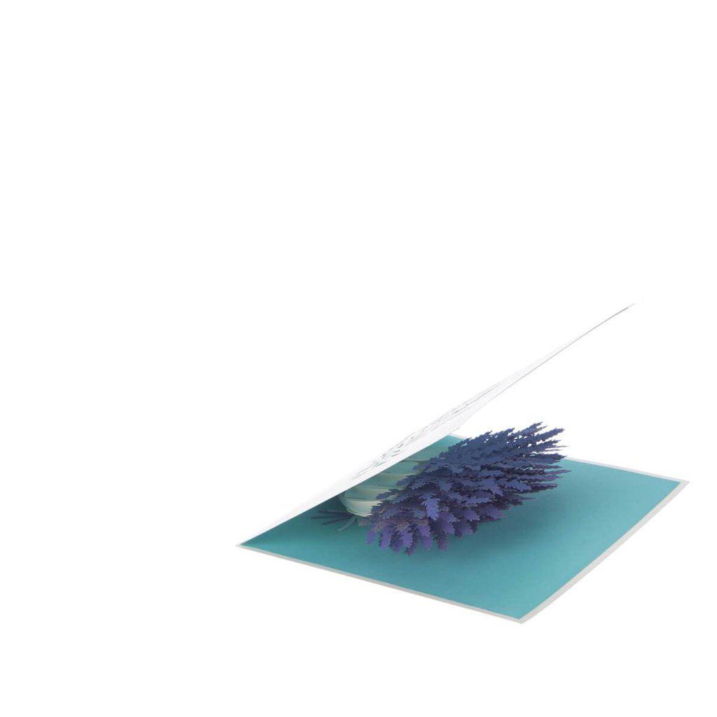 Lavender 3D Handmade Pop Up Birthday Mothers Day Card