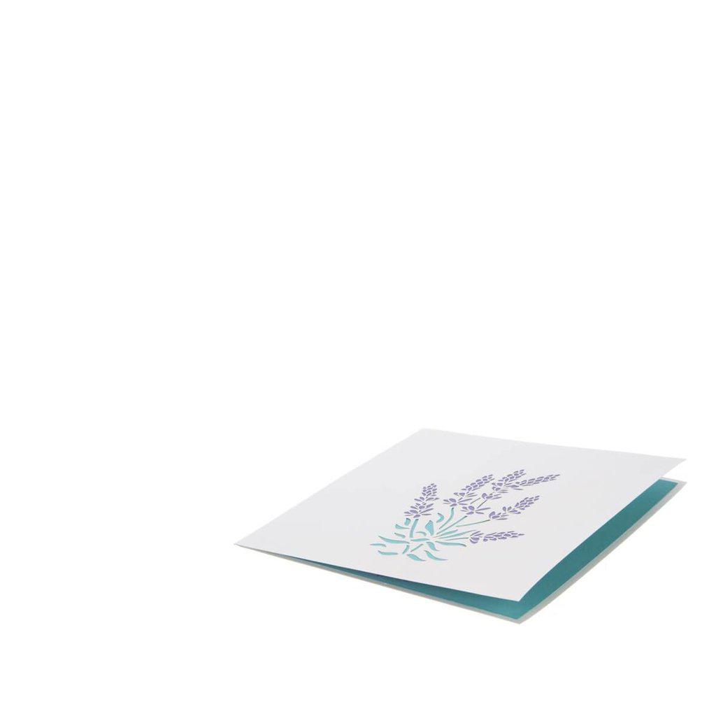 Lavender 3D Handmade Pop Up Birthday Mothers Day Card