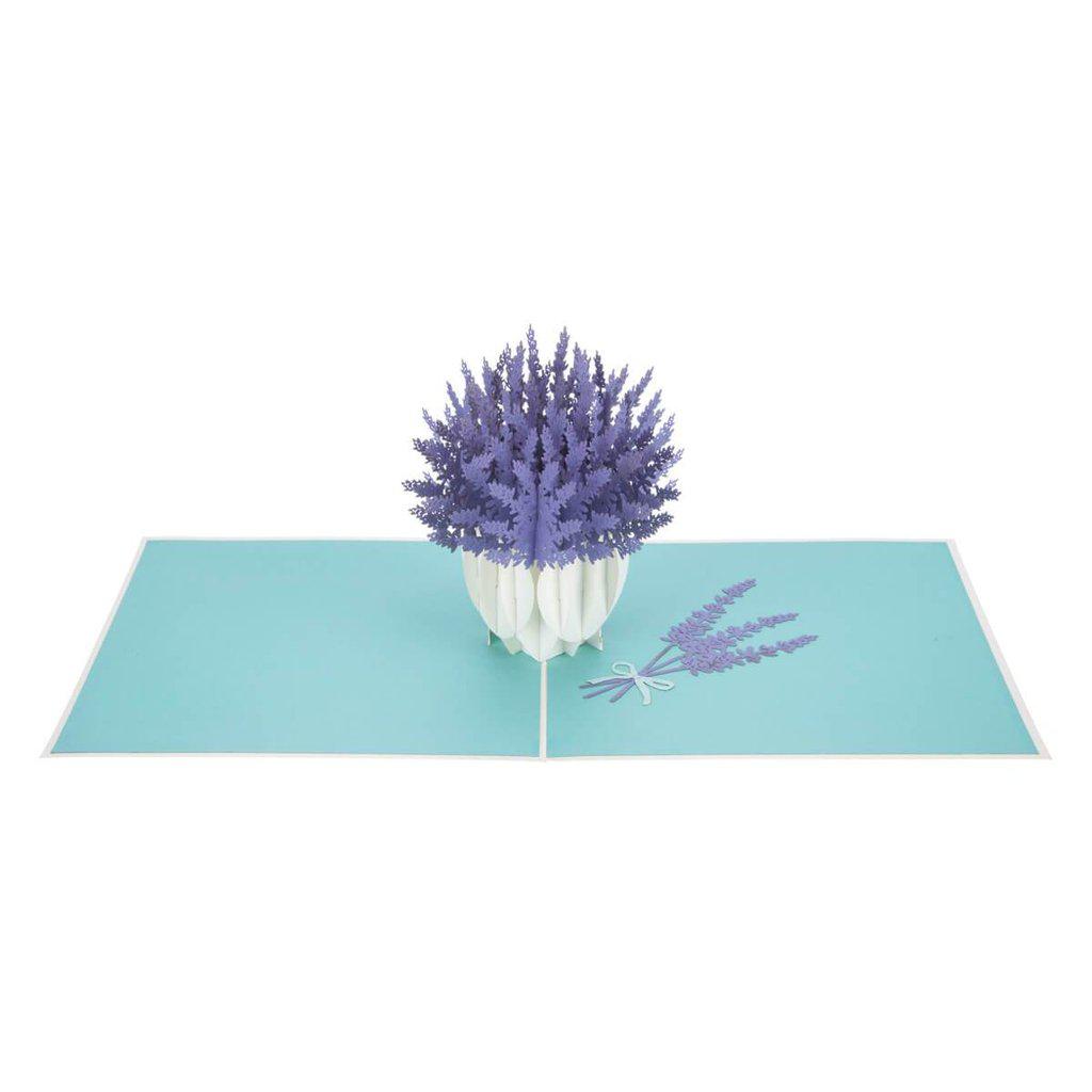 Lavender 3D Handmade Pop Up Birthday Mothers Day Card