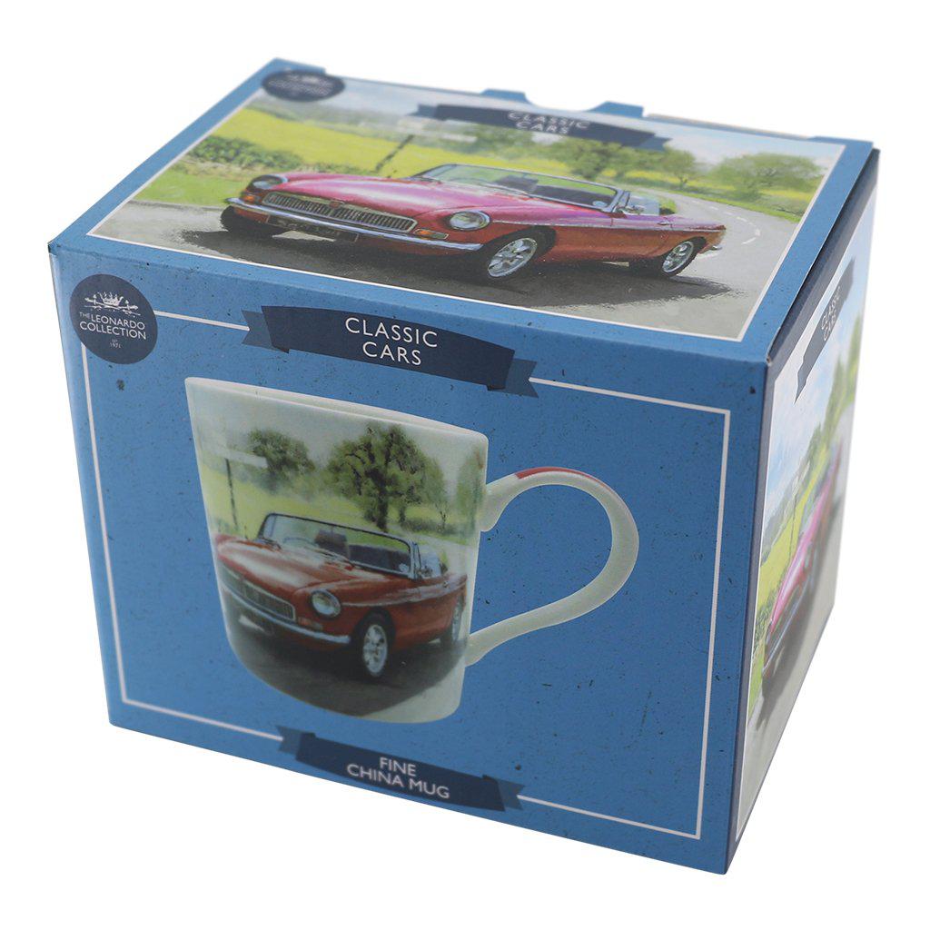 MGB Roadster Mug Red Classic Car Boxed