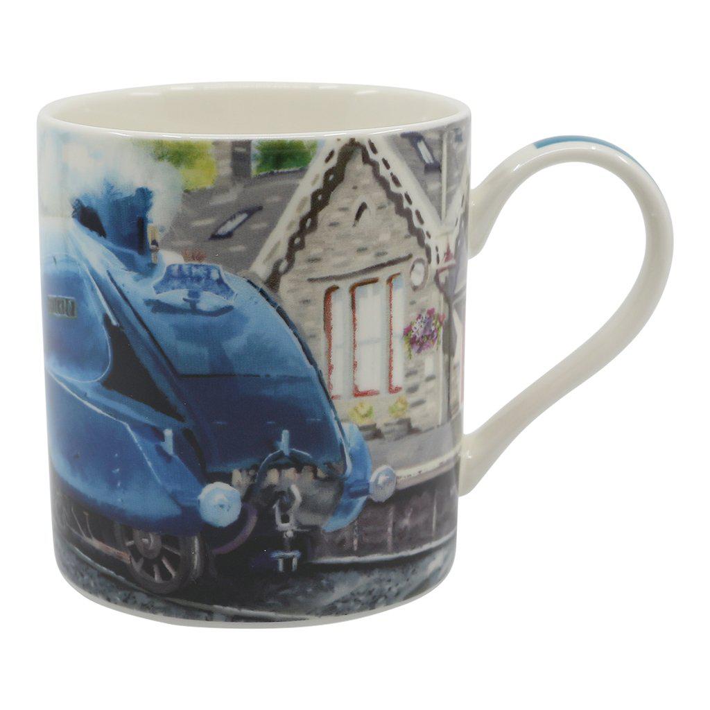 Mallard Steam Train Mug Boxed Right Side View