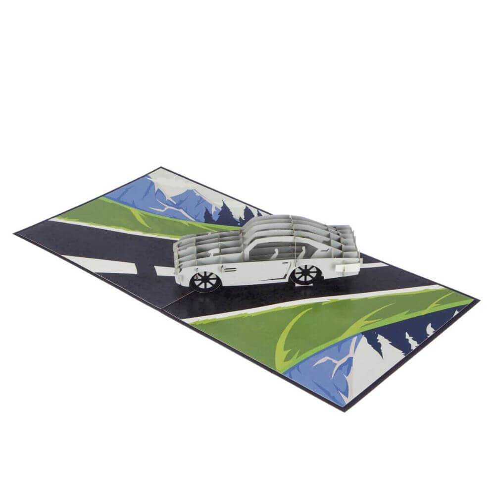 Aston Martin DB5 Pop Up Birthday Card