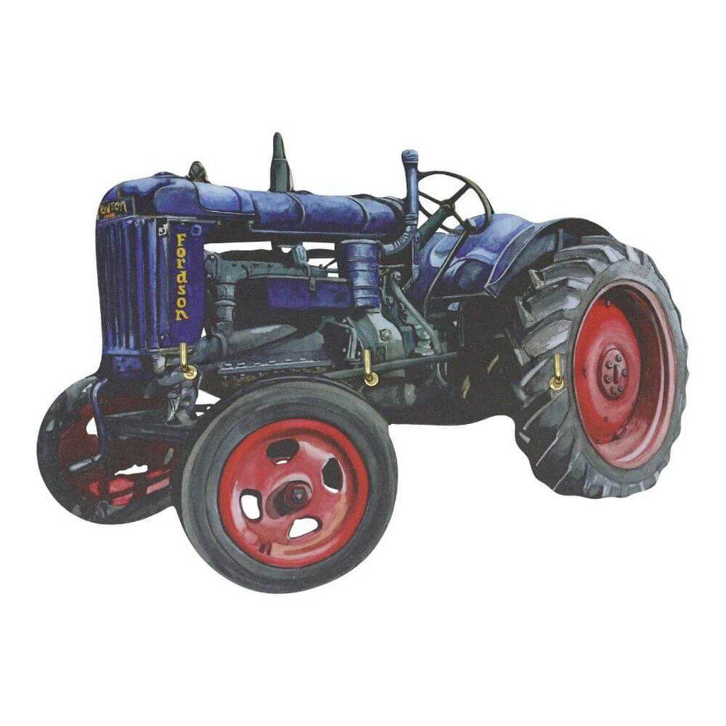 Blue Fordson Tractor Hand Made Key Rack