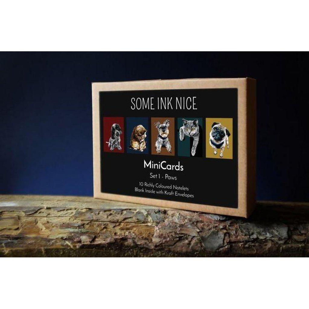 Cat Dog & Kitten Mini Thank You Note Card Gift Box Set-Gifts Made Easy