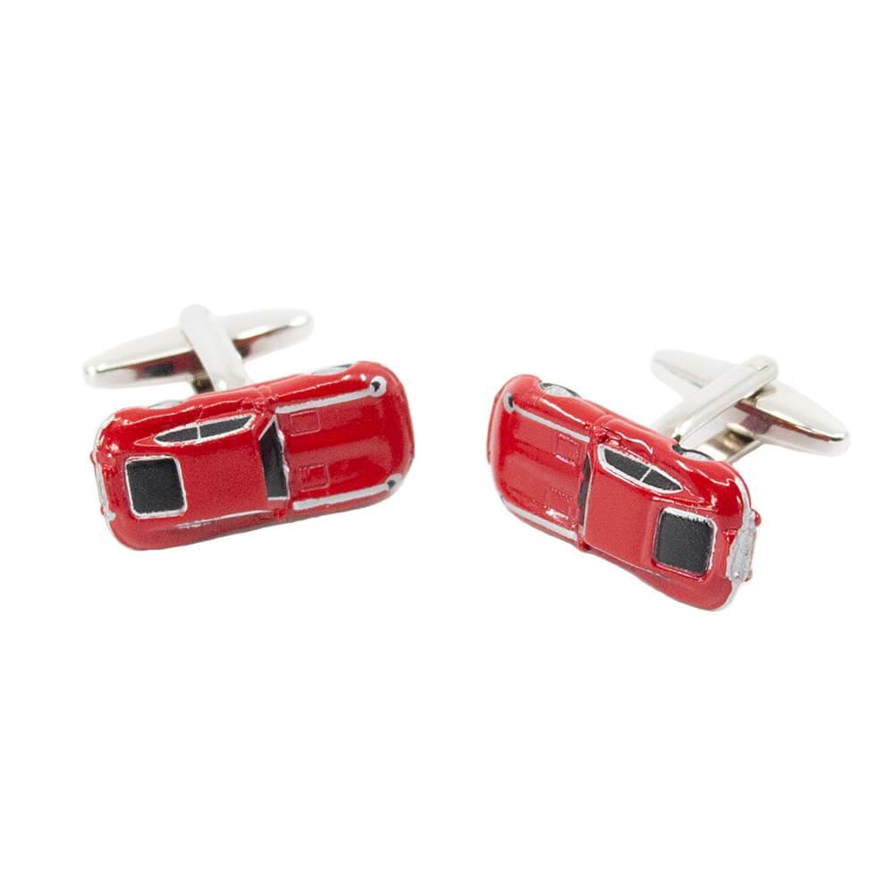 Jaguar E-Type Classic Car Red 3D Cufflinks Gifts Present