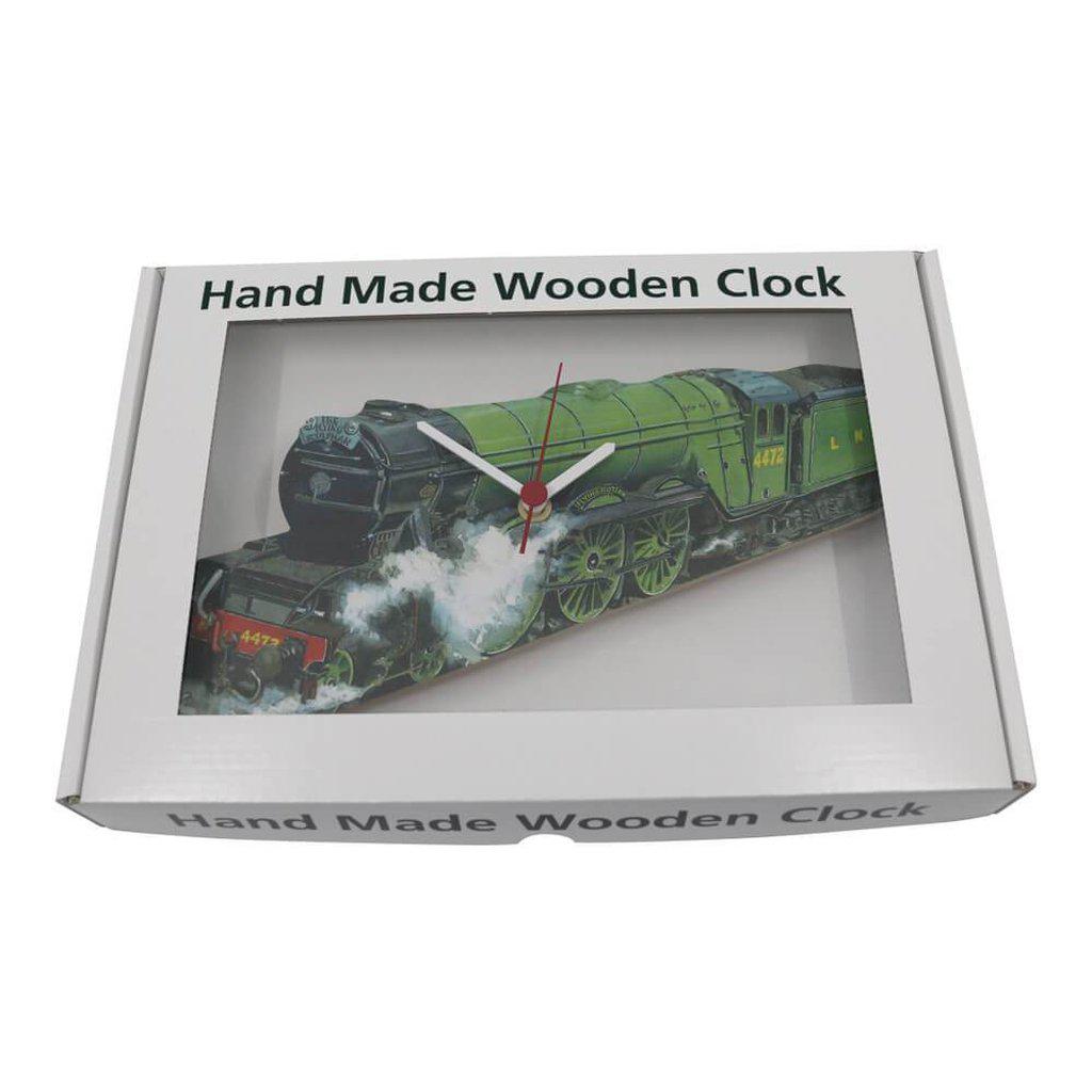 Flying Scotsman Train Clock in Presentation Gift Box
