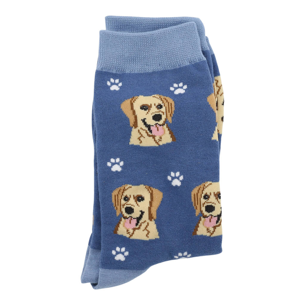 Golden Yellow Labrador Goldie Dog Lover Socks