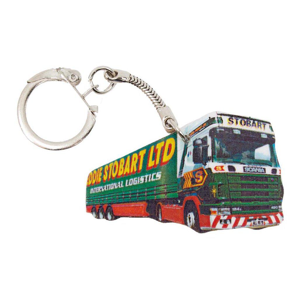 Eddie Stobart Truck Keyring - Green Lorry