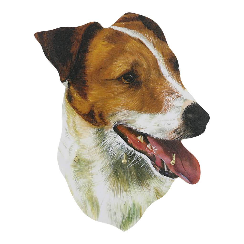 Jack Russell Dog Handmade Wooden Key Rack