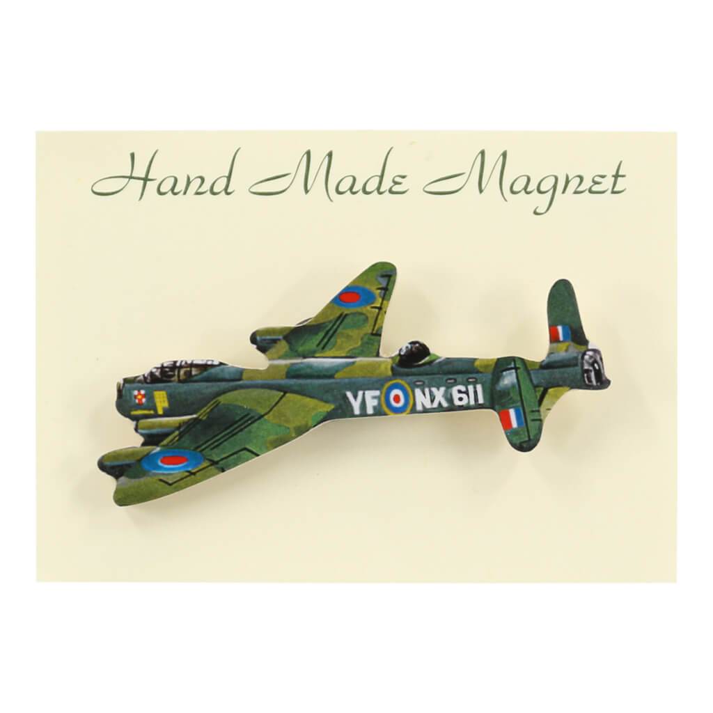 Lincoln Bomber Aircraft Handmade Fridge Magnet in Gift Packaging