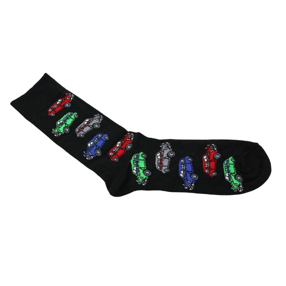 Mini Cars Cotton Blend Socks 6-11