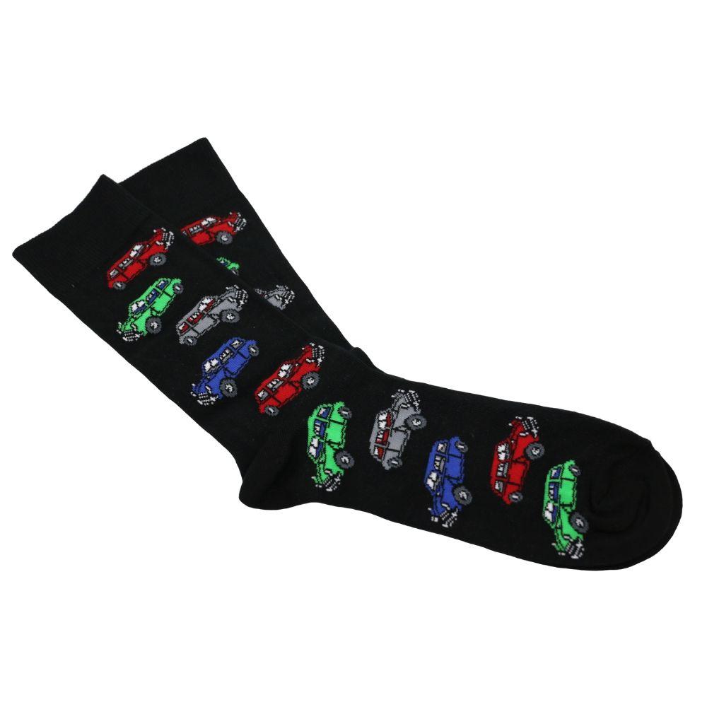 Mini Cars Socks Cotton Blend 6-11