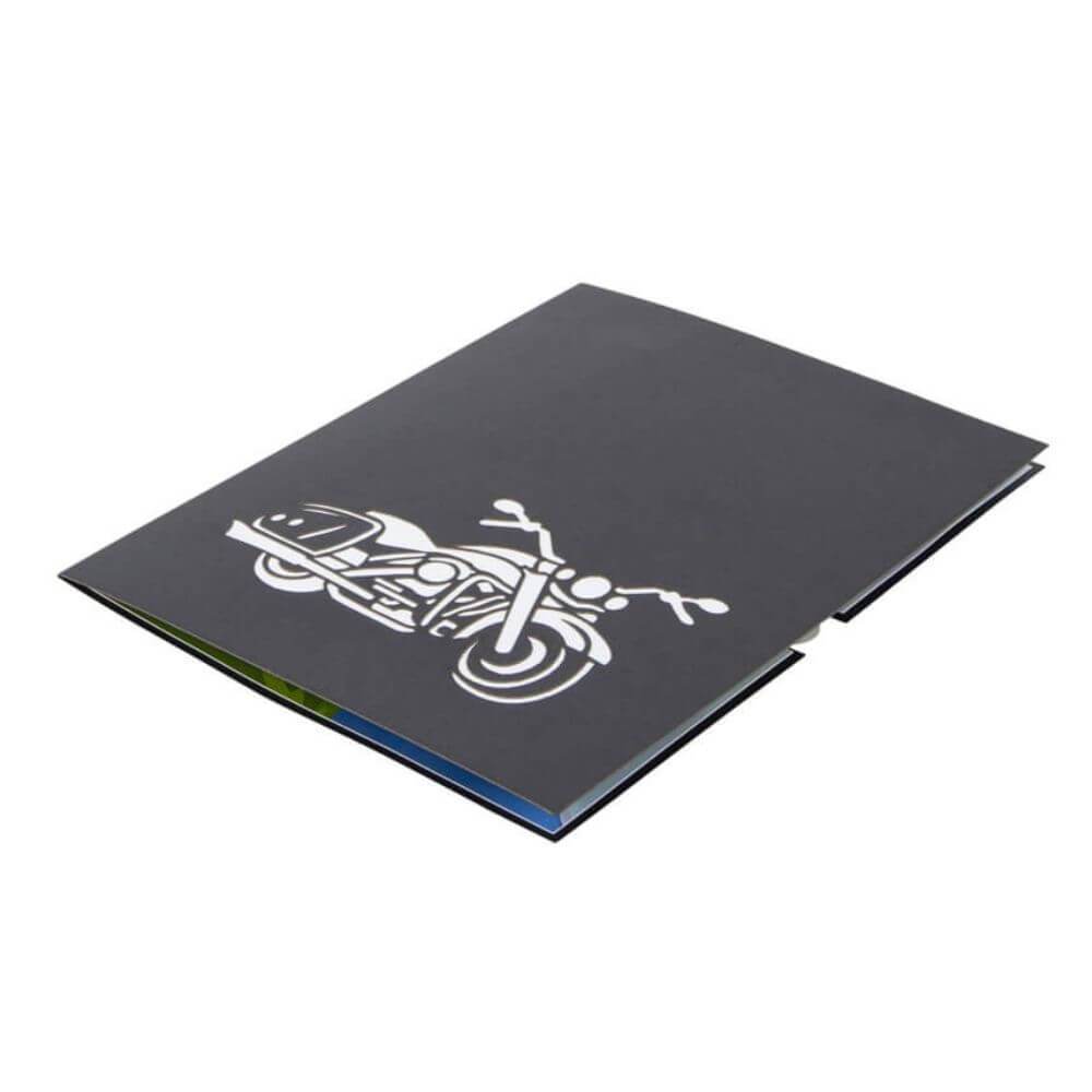 Motorbike Pop Up All Occasions Birthday Fathers Day Card