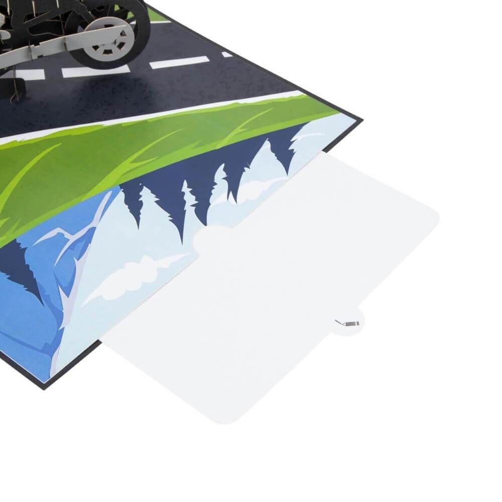 Motorbike Pop Up All Occasions Birthday Fathers Day Card