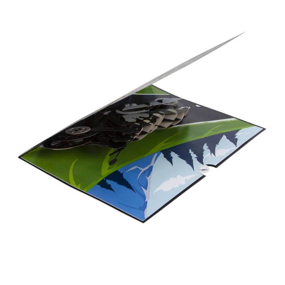 Motorbike Pop Up All Occasions Birthday Fathers Day Card