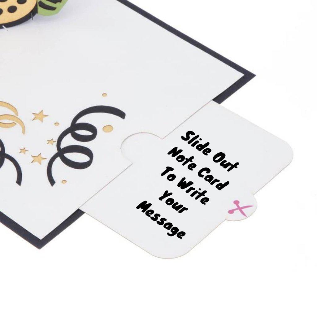 50th Birthday Pop Up Handmade 3D Card