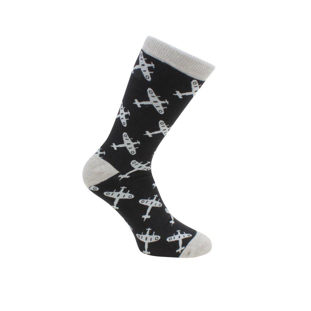 Spitfire Plane Cotton Socks 7.5 to 11.5