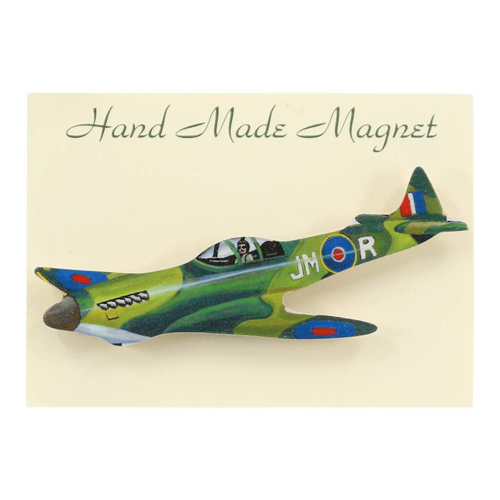 Spitfire Fight Plan Handmade Fridge Magnet in Gift Packaging