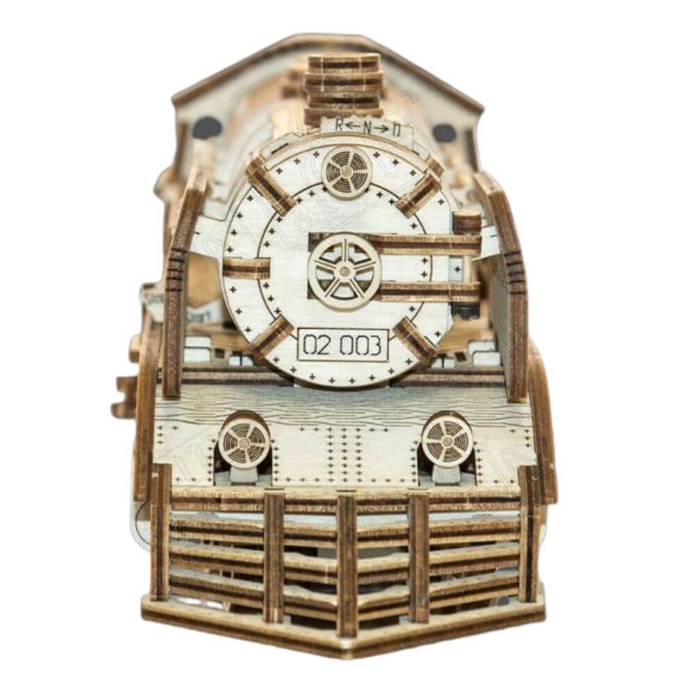 Wooden City Steam Train Working Mechanical Model