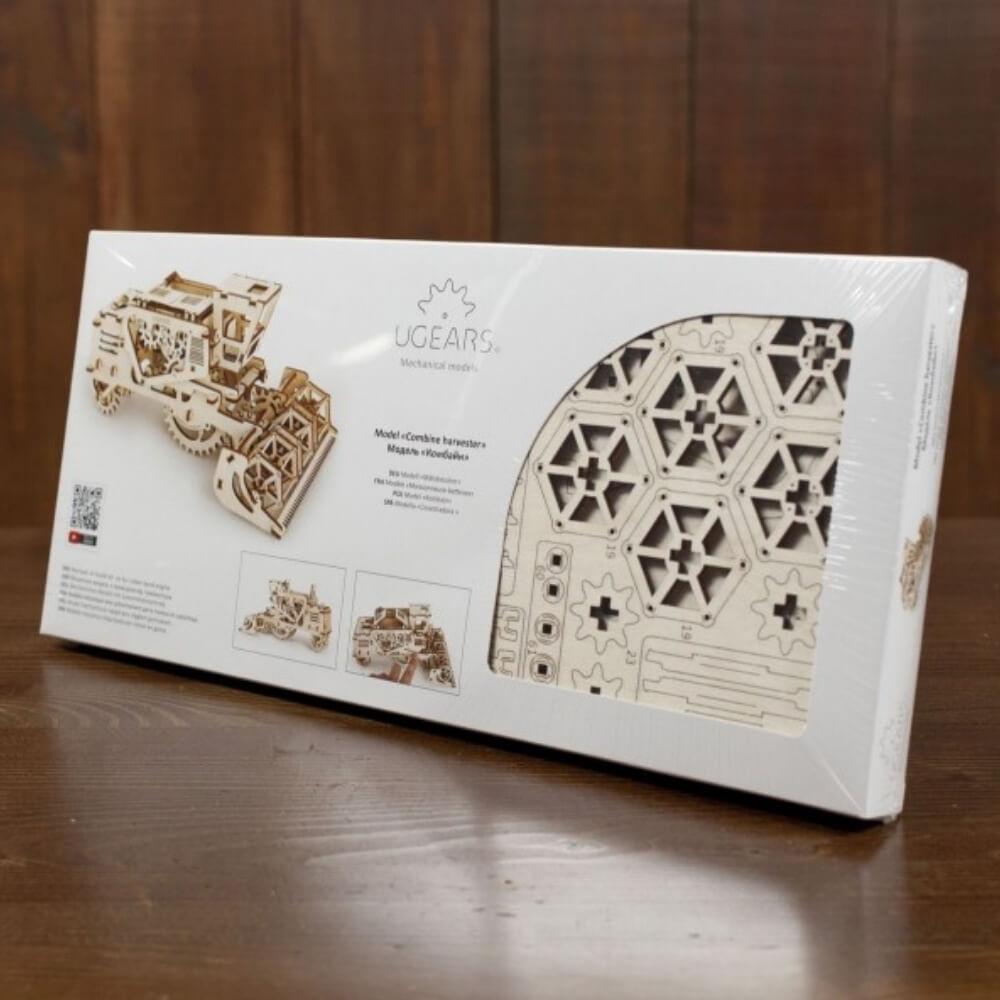 Ugears Combine Harvester Wooden Mechanical Model Kit
