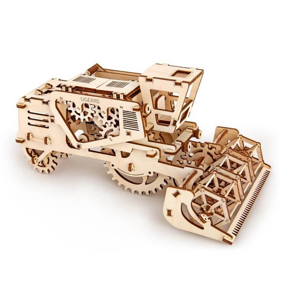 Ugears Combine Harvester Wooden Mechanical Model Kit