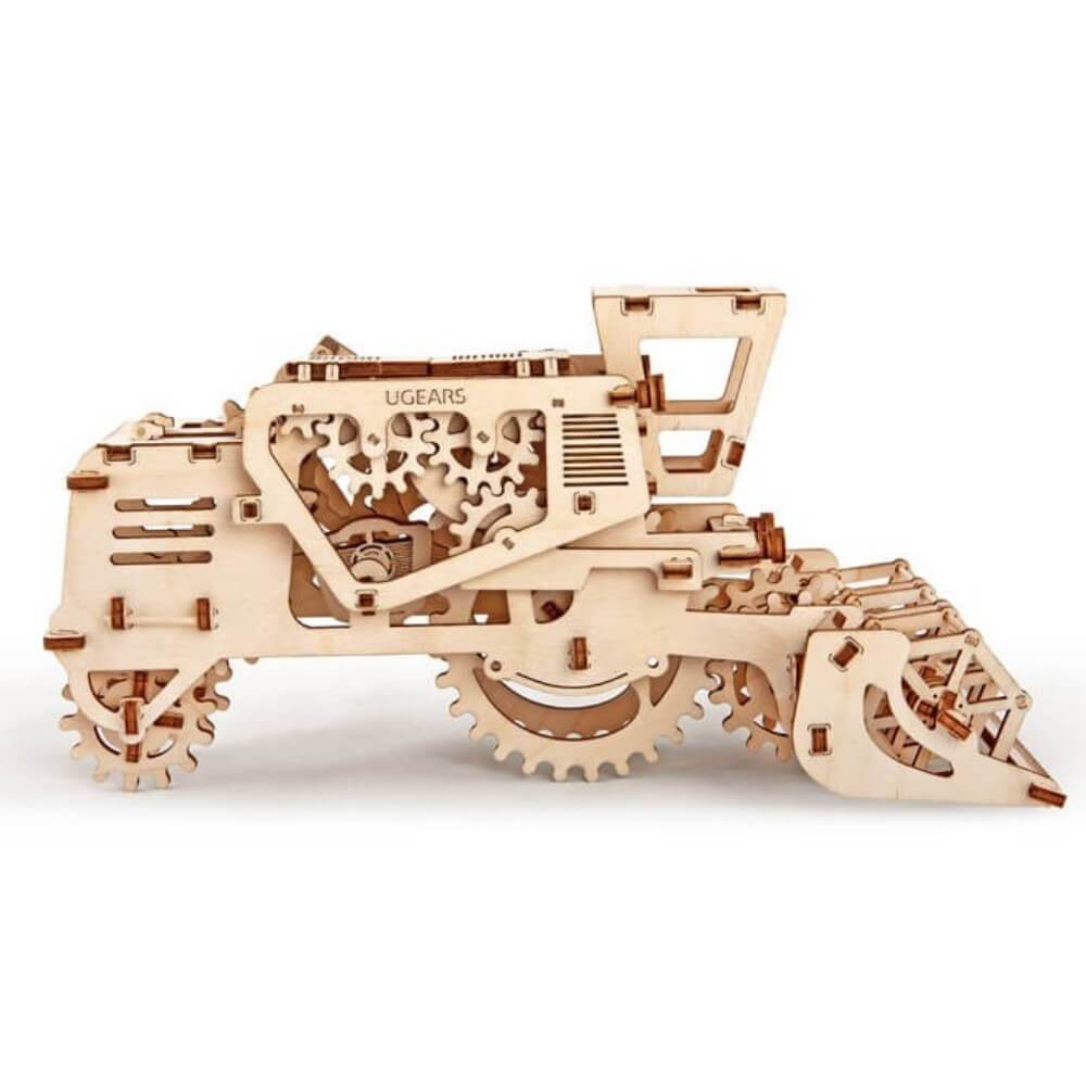 Ugears Combine Harvester Wooden Mechanical Model Kit