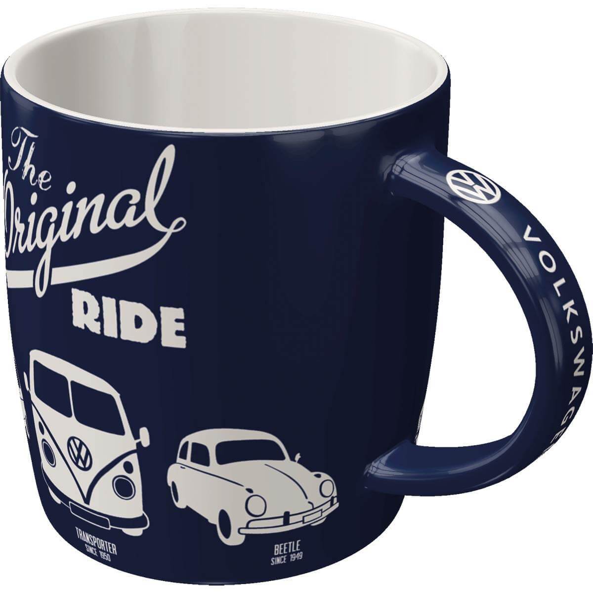 Volkswagen VW Original Ride Ceramic Mug Beetle View