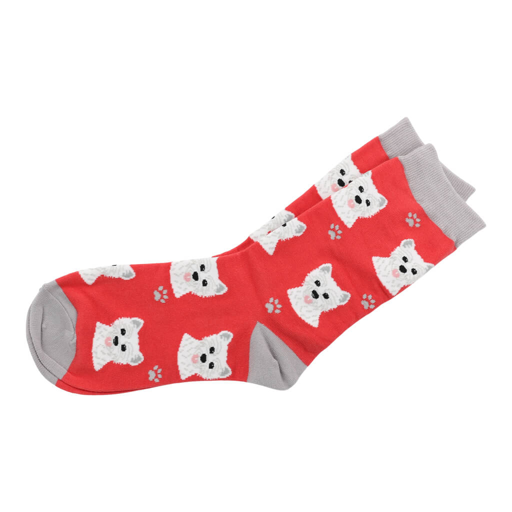 West Highland Terrier Lover Socks Pair Ideal Gift