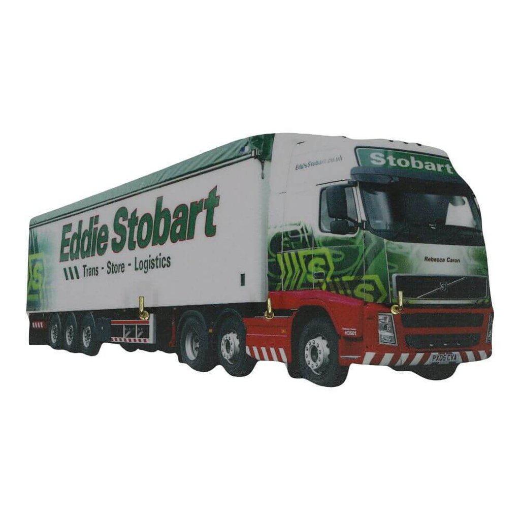 Eddie Stobart Lorry Wooden Key Rack White Truck