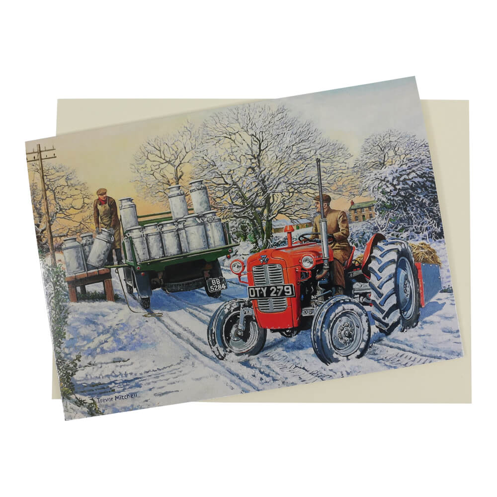 Tractor Christmas Cards