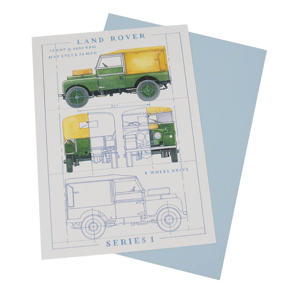 Land Rover Birthday Card