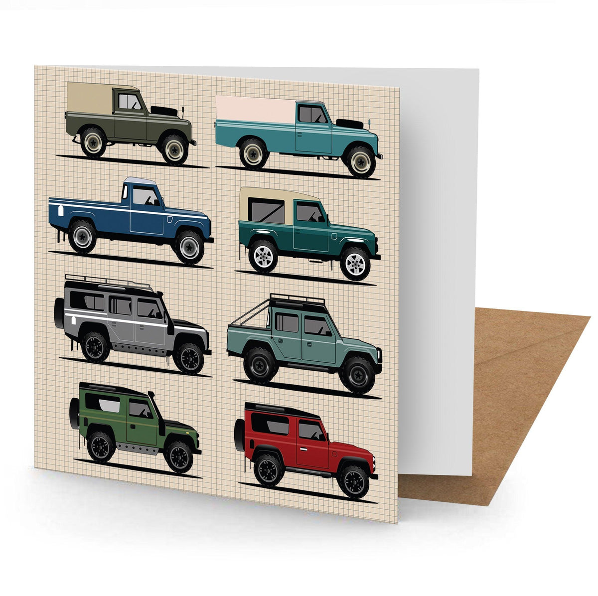 Land Rover Greetings Card Blank