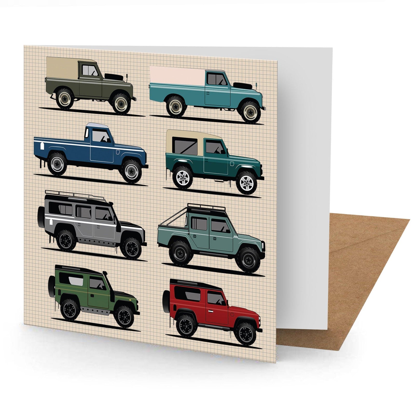 Land Rover Greetings Card Blank