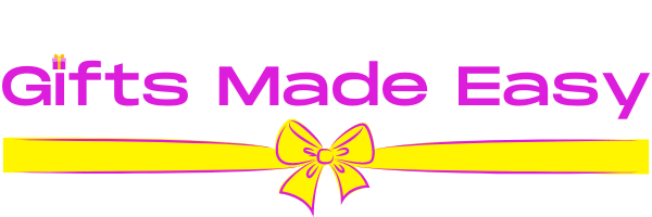 Logo for Gifts Made Easy - Fantastic gifts & cards to make it easier to bring a smile to those you love and care for.
