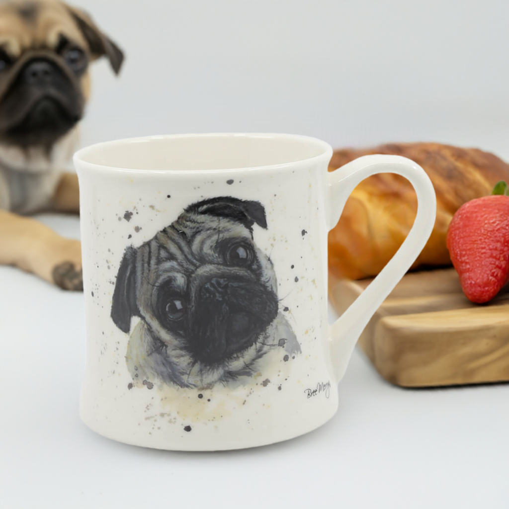 Bree Merryn Peggy Pug Dog China Mug