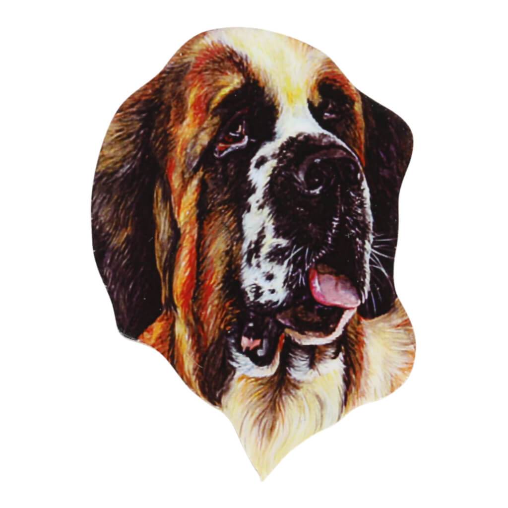 Saint Bernard Dog Handmade Wooden Key Rack