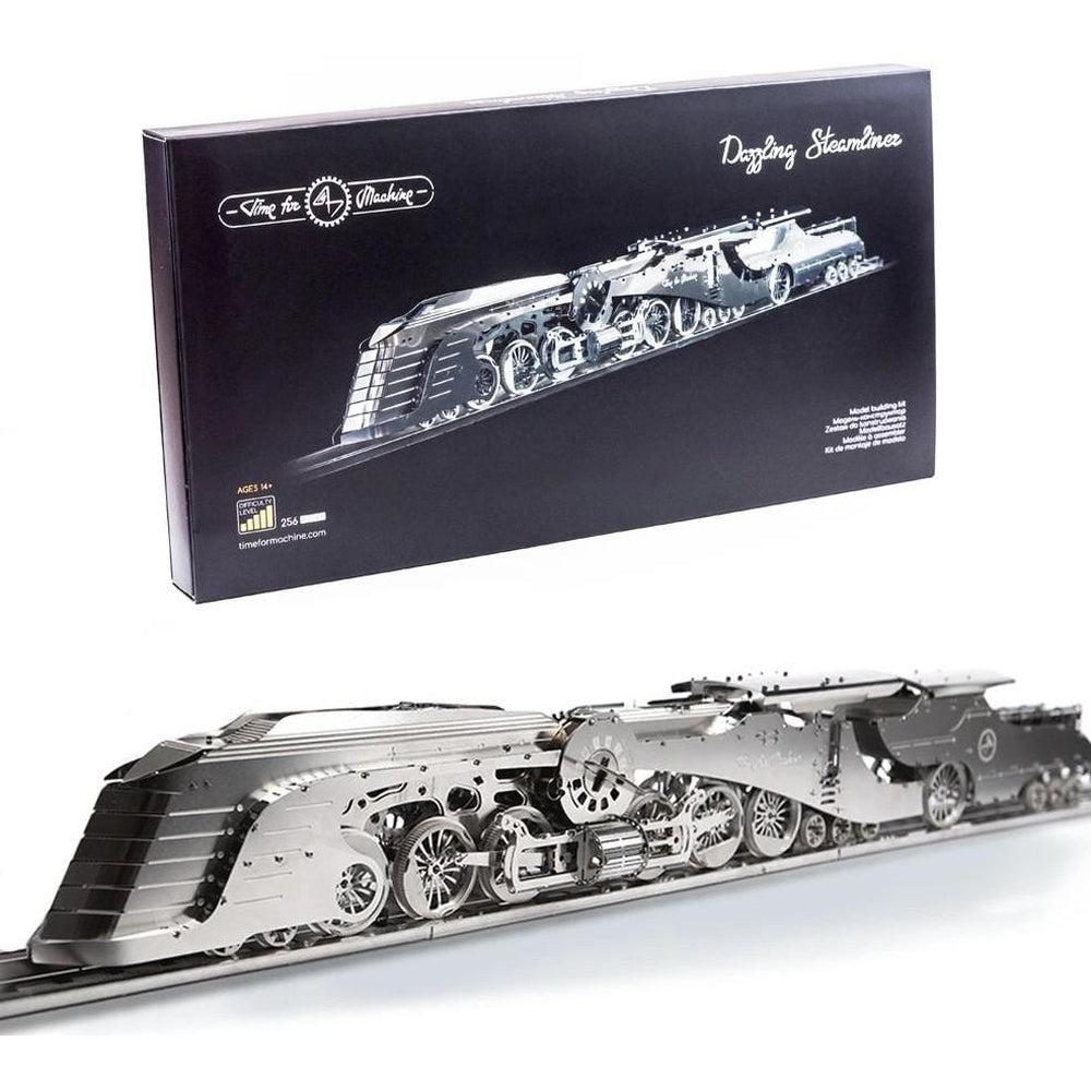 Steam Train Scale Metal Model Kit - The Dazzling Steamliner