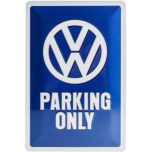 VW Parking Only Volkswagen Car Old Camper Classic Dub Veedub 3D Steel Metal Sign - Wheelygifts