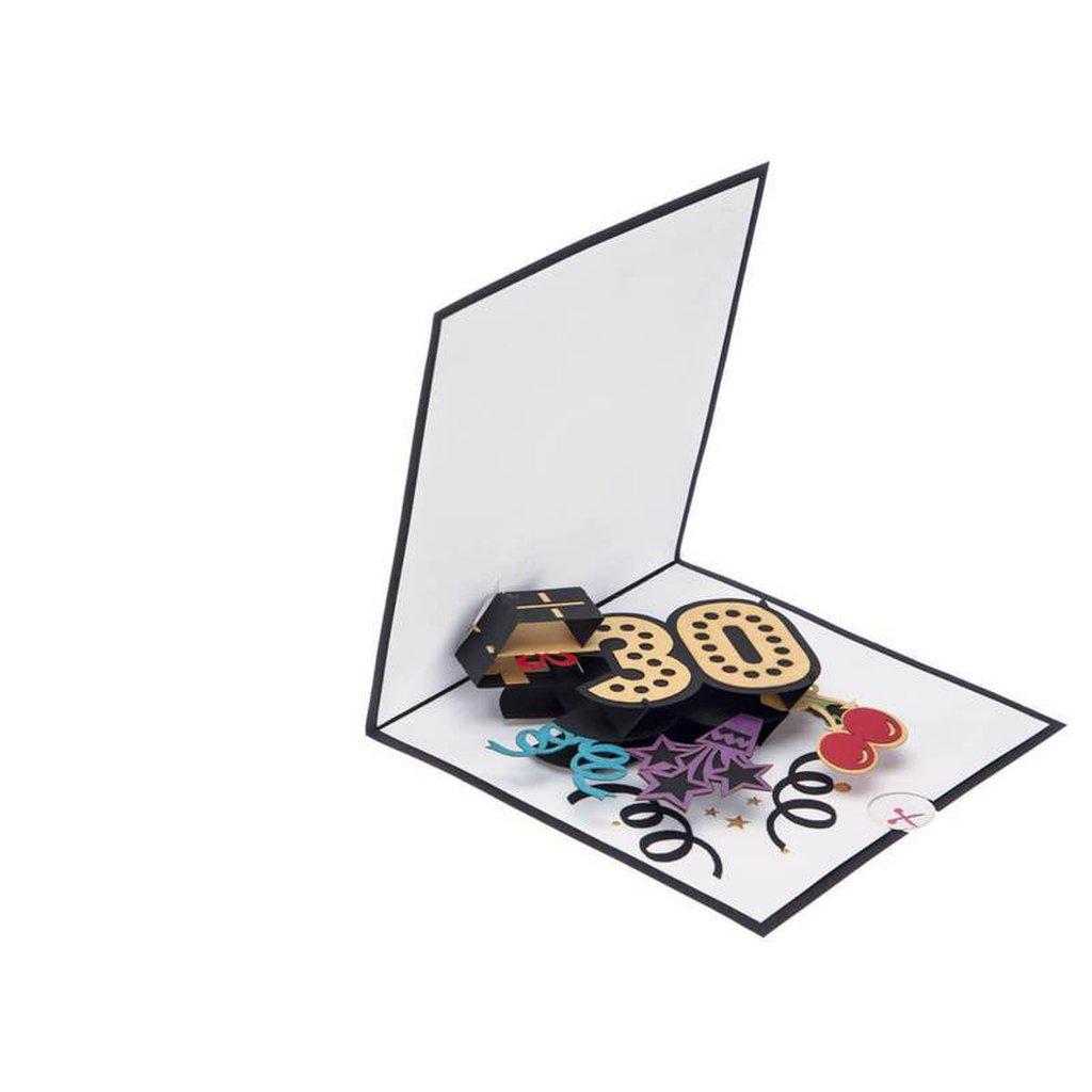 30th Birthday Pop Up Handmade 3D Card