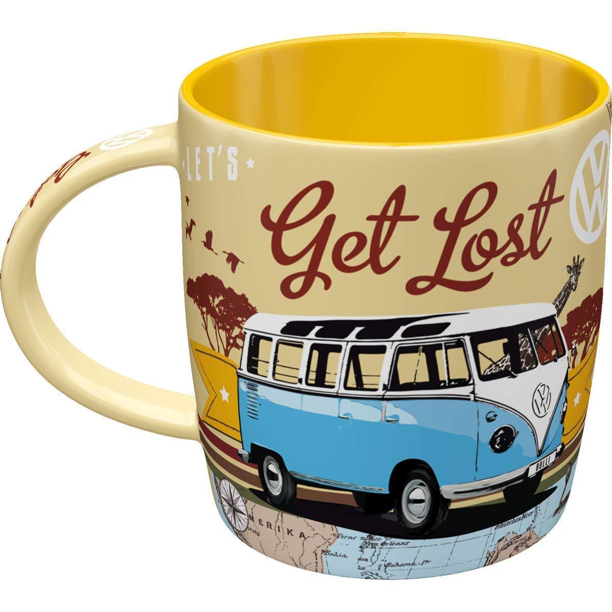 Volkswagen VW Campervan Bulli Let&#39;s Get Lost Mug