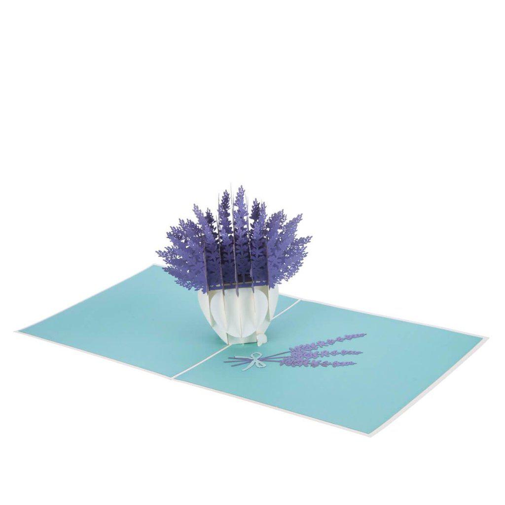 Lavender 3D Handmade Pop Up Birthday Mothers Day Card