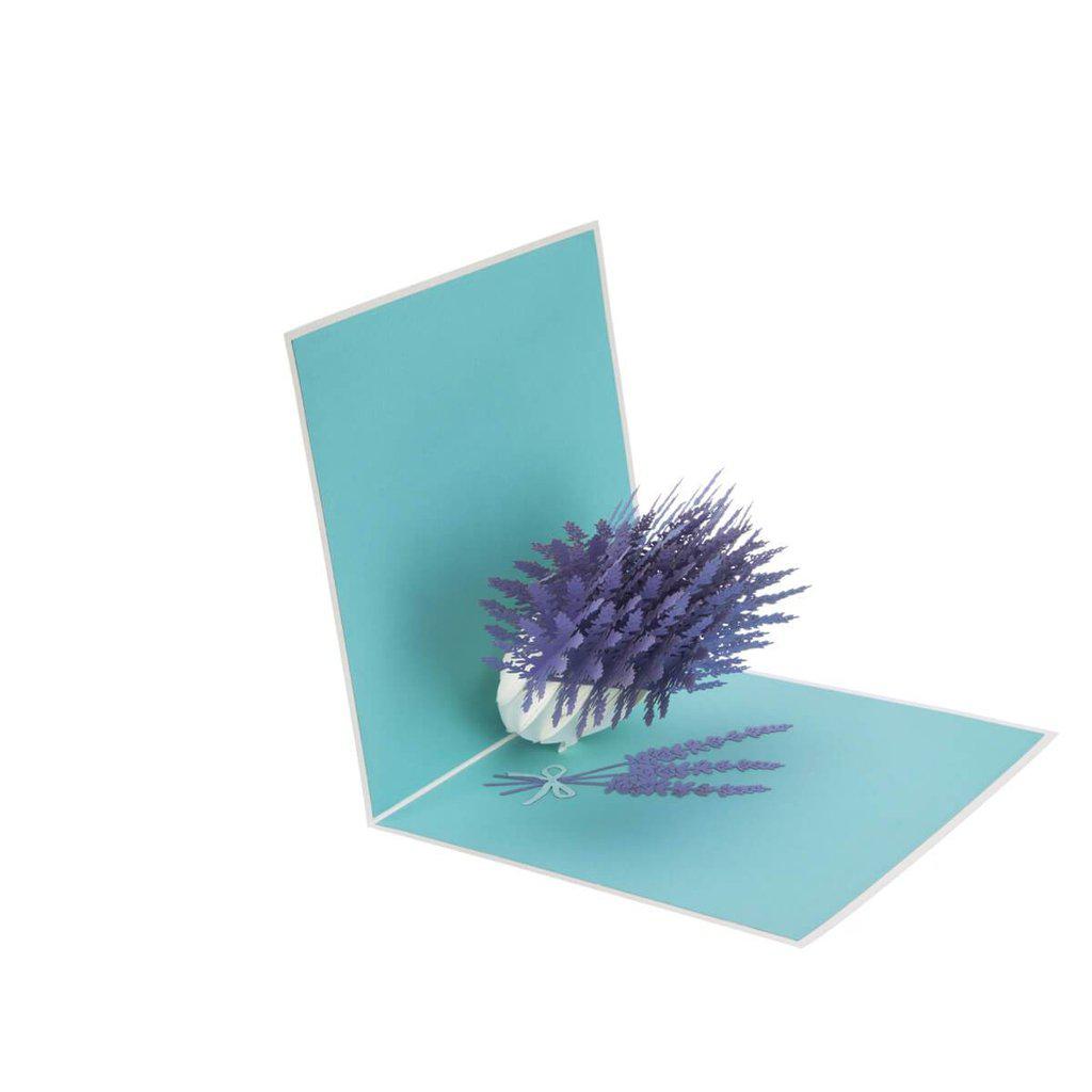 Lavender 3D Handmade Pop Up Birthday Mothers Day Card