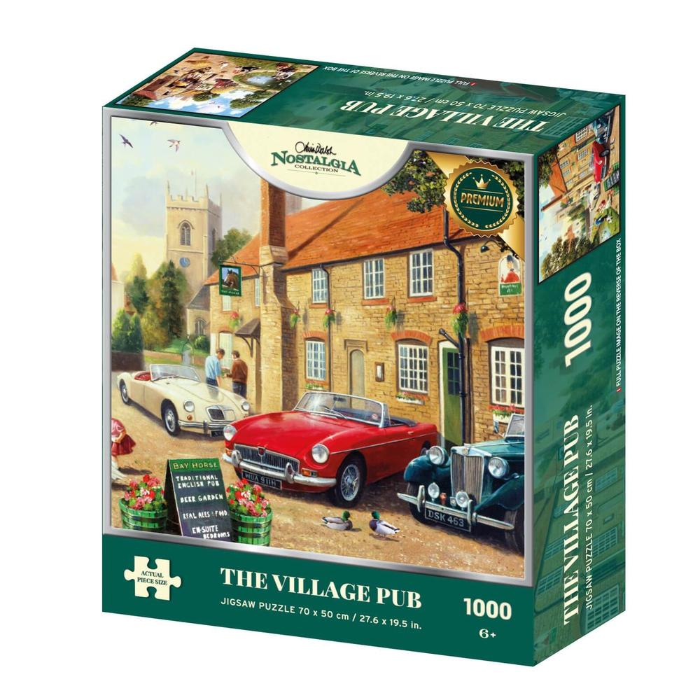 MGB Soft Top MGA and MG TD Cars Jigsaw Puzzle 1000 Piece-Boxed