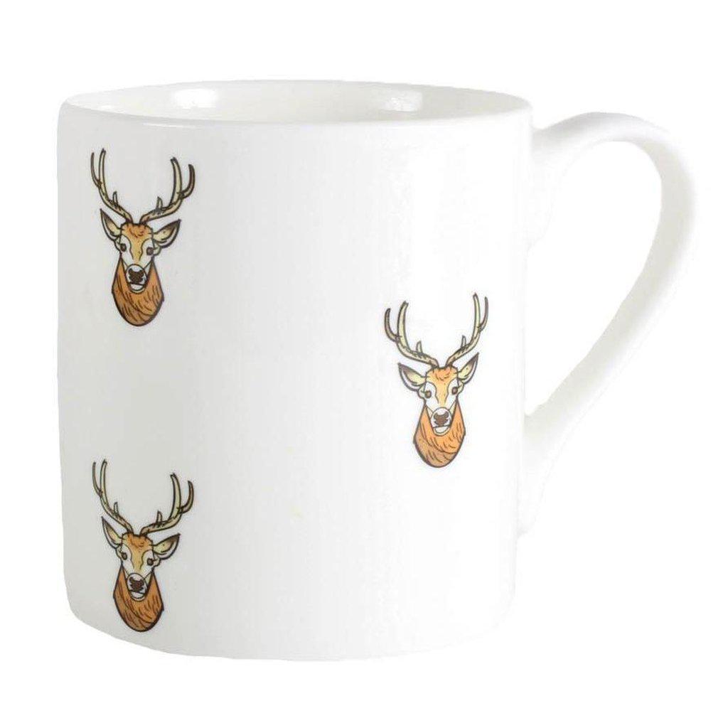 Stag Deer Illustration Fine Bone China Mug
