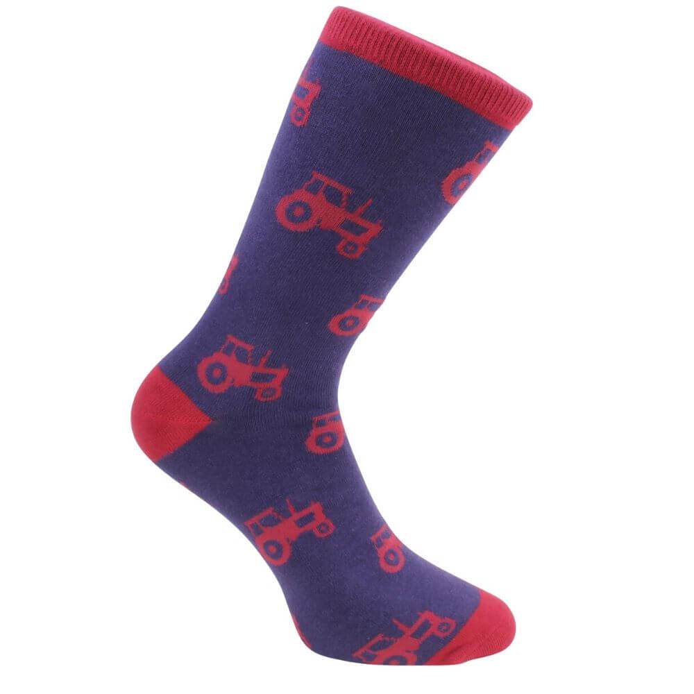 Quality Cotton Tractor Socks Gift Present